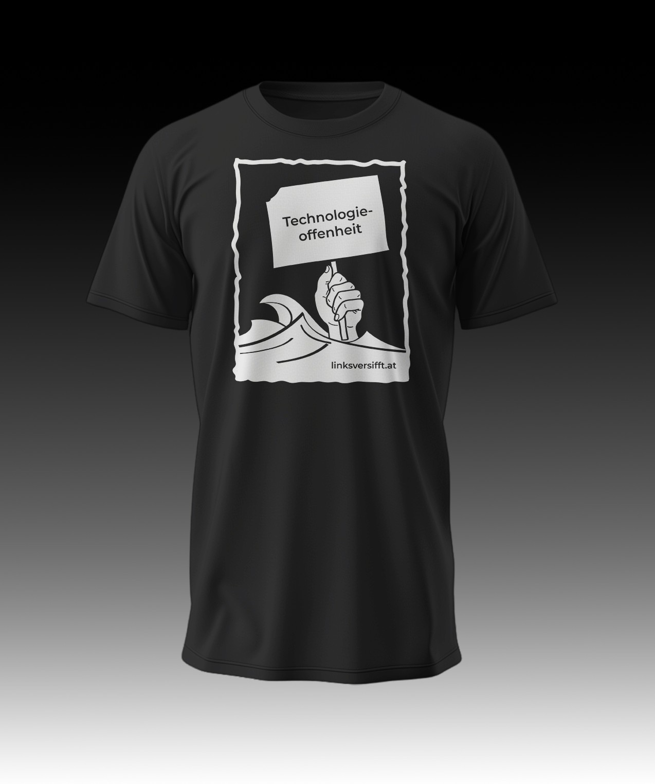 T-Shirt Technologieoffenheit linksversifft.at