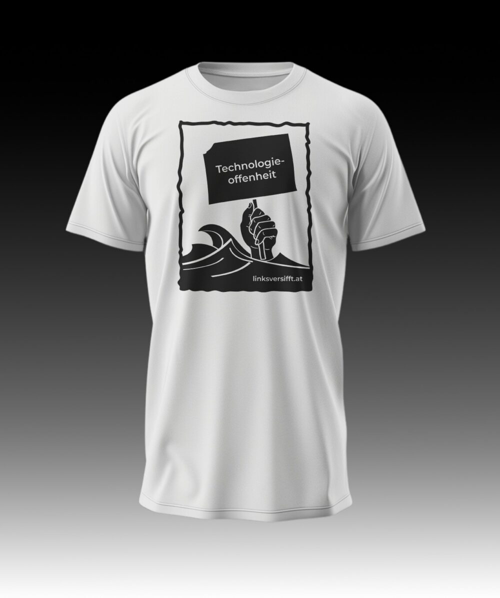 T-Shirt Technologieoffenheit linksversifft.at