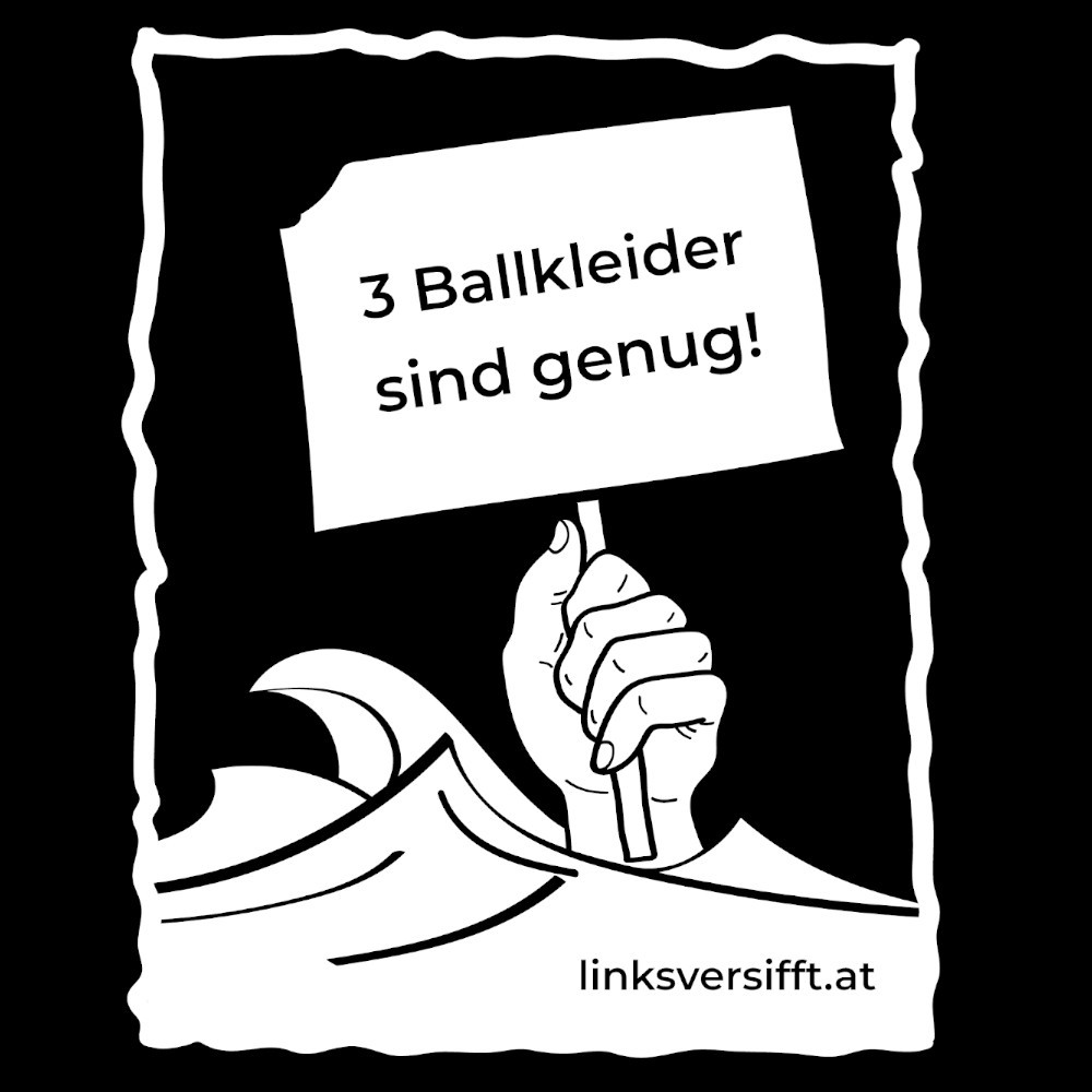 3 Ballkleider sind genug! linksversifft.at